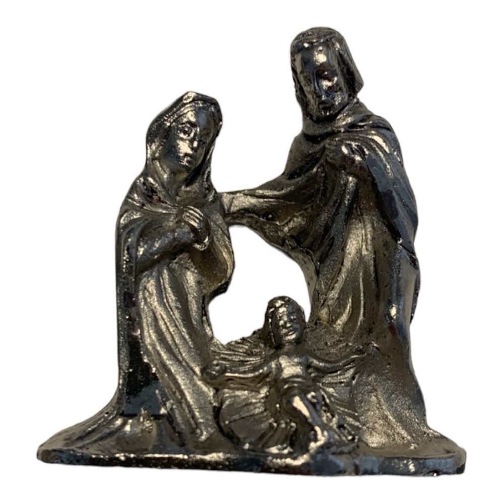 Peltro Pewter nativity scene